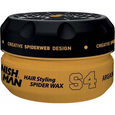 Nishman Silná pomáda na vlasy vosk S4 Spider Wax Argan 150 ml