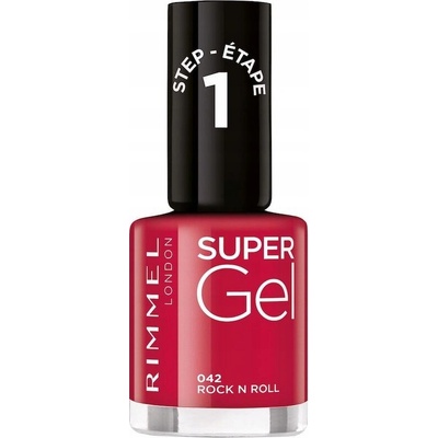Rimmel Super Gel 042 Rock N Roll gelový lak na nehty 12 ml
