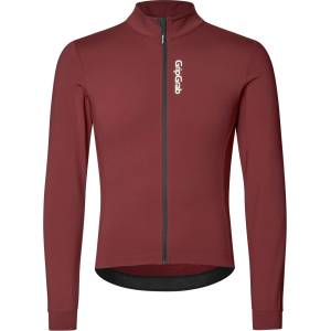 GripGrab Фланелка с дълъг ръкав за колоездене GripGrab Ride Thermal Long Sleeve Jersey Cycling jersey - Dark Red - размер XL (056-3810-0314)