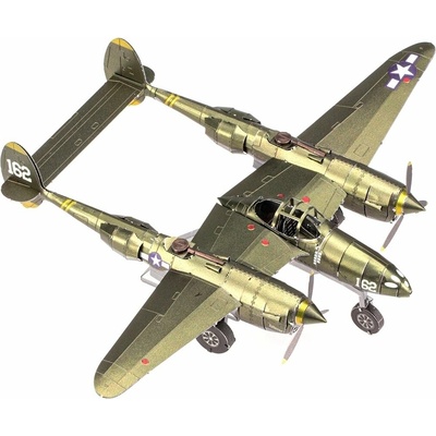Metal Earth 3D puzzle Lockheed Martin P-38 Lightning (ICONX) 58 ks