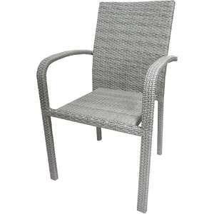 Bogdan Furniture Am Ратанов стол 59 сив