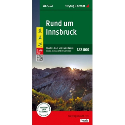 Okolí Innsbrucku 1:35 000 / turistická cyklistická a rekreační mapa