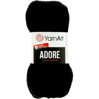 YarnArt Adore 354 čierna