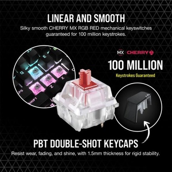 Image 1 of Corsair K65 RGB Mini MX Red US (CH-9194010-NA)