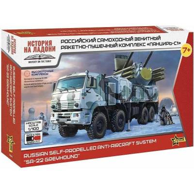 ZVEZDA Snap Kit military 7441 Russian system Pantsir S1 "SA 22 Greyhound" 1:100