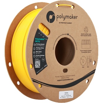 Polymaker PETG Yellow - 1, 75 mm / 1000 g (PB05007)