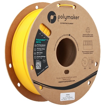 Polymaker PETG Yellow - 1, 75 mm / 1000 g (PB05007)
