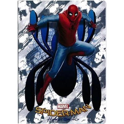 Spiderman Тетрадка, A5, твърда корица, 96 листа (590323)