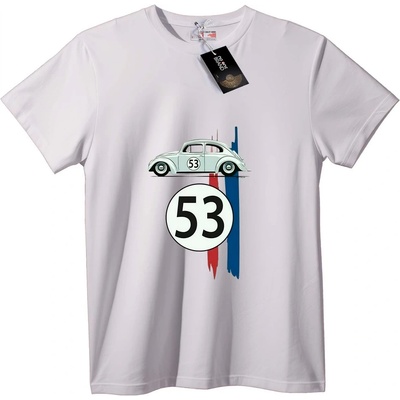 NOONEBRAND Тениска 53 Beetle Кола - S, White