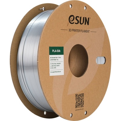 eSUN PLA-Silk Silver - 1, 75 mm / 1000 g (PLA-SK175S1P1)