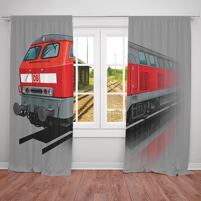 IMPAR Závěsy DB Class 218 (Rozměr : 140x250, Materiál: Interlock)