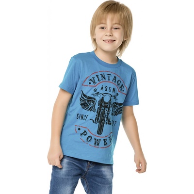 Winkiki kids Wear chlapecké tričko Vintage modrá