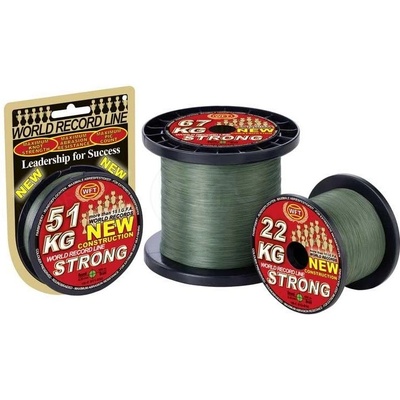 WFT Šňůra NEW KG STRONG GREEN 300m 0,08mm 10kg