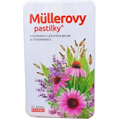 MÜLLEROVÉ pastilky směs s bylinnými extrakty a vitamínem C 200 g