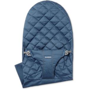BabyBjörn Калъф за бебешки шезлонг BabyBjorn - Bouncer Bliss Woven, Classic Quilt, Midnight Blue (1814-012115) - ozone