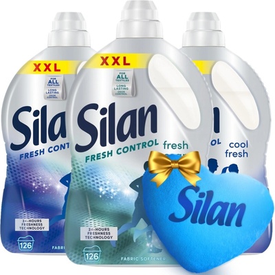 Silan aviváž Fresh s vůní 3 x 2,772 l 126 PD + Dárek