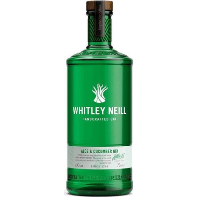 Whitley Neill Aloe & Cucumber gin 43% 0,7 l (čistá fľaša)
