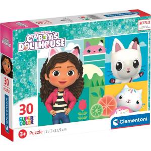 Clementoni Детски пъзел Clementoni от 30 части - Къщата за кукли на Габи (20281) - baby