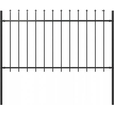 Panely s hroty, ocel, 1,7 x 1 m