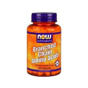 NOW Аминокиселини now, bcaa, Неовкусени, 120 Капсули, 2047
