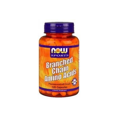NOW Аминокиселини now, bcaa, Неовкусени, 120 Капсули, 2047