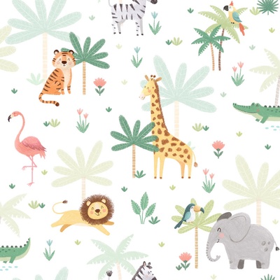ICH Wallcoverings 974-3 Dětská vliesová tapeta na zeď Mika, rozměry 0,53 x 10,05 m