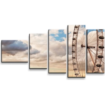 Sablio Obraz - 5-dílný London eye - 100x60 cm