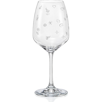 Crystalex sklenice na červené víno Cookies 6 x 455 ml