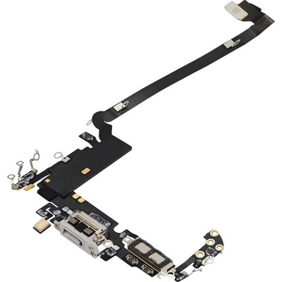 Nabíjecí obvod + Flex kabel iPhone 17 Pro Max – Premium – stříbrný IPH1871