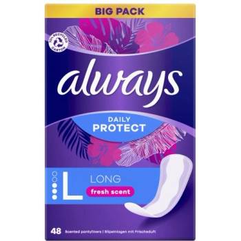 Always Daily Protect Long Fresh Scent дамски превръзки със свеж аромат 48 бр за жени