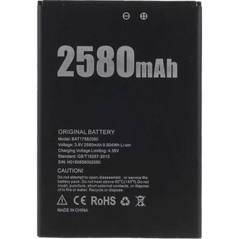 Image 1 of DOOGEE BAT17582580 Оригинална Батерия за Doogee X20