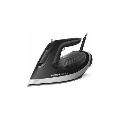 Philips 6000 Series steam iron - guaranteed without burn marks thanks to OptimalTEMP, 190g steam boost, 45g continuous steam, SteamGlide Plus soleplate, drip stop, automatic switch-off (DST6120/80)