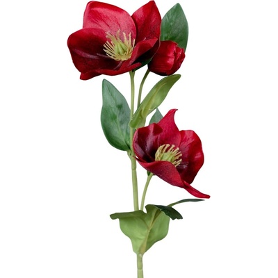 Florissima! Hodvábna vianočná ruža 33cm - Florissima