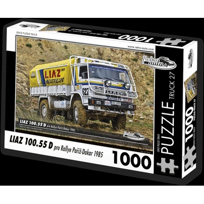Retro cars NÁKLADNÉ VOZIDLO Liaz 100,55 D pre Rallye Paríž-Dakar 1985 1000 dielov
