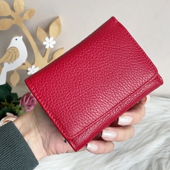 Image 1 of Червено Кожено Портмоне - Модел 120-10