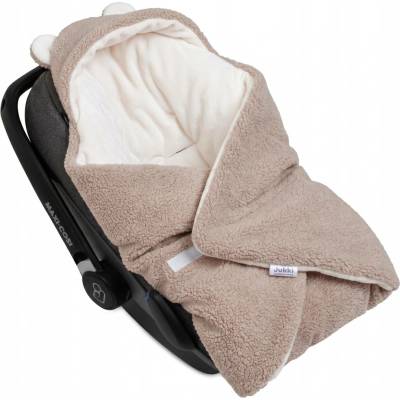 Jukki Deka do autosedačky nosítka Boucle plyšová a teplá