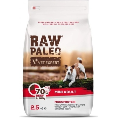 VetExpert Raw paleo Adult Large turkey 2,5 kg