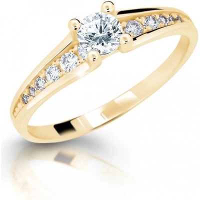 Cutie Jewellery zlatý prsten se zirkony Z6822 2956 10 X 2