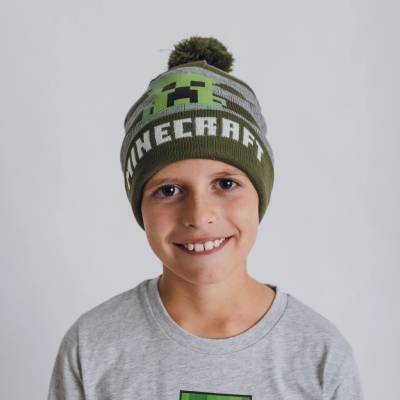 Zimná čiapka Minecraft Stripes
