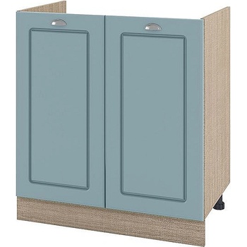 Image 1 of ИРИМ Долен кухненски шкаф за бордова мивка Сити МФ-Деним мат-06-30 80 см