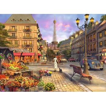 Ravensburger - Puzzle Davidson: Walk in Paris - 500 piese