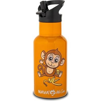 Nava termoflaša nerez opica 350 ml oranžová