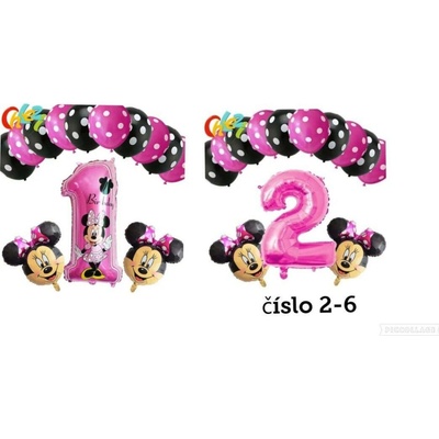 Amscan Buket Minnie Mouse 43cm fóliové balónky