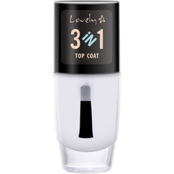 LOVELY MAKEUP Топ лак за нокти 3 в 1, 8 ml