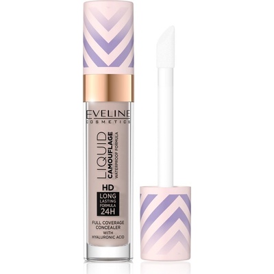 Eveline Cosmetics Liquid Camouflage Vodeodolný korektor s kyselinou hyalurónovou 04 Light Almond 7,5 ml