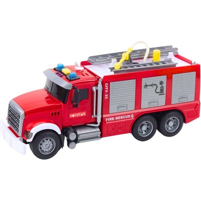 LEAN Toys Детска играчка Lean Toys - Пожарна, пръскаща вода, 29 cm (21450)