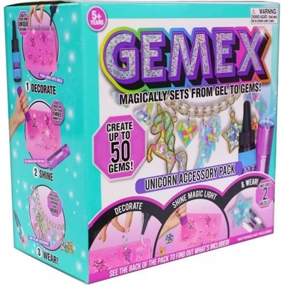 KIDSGRO Gemex: Комплект за създаване на бижута от гел - еднорог (HUN8635)