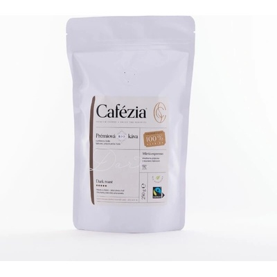 Cafézia Dark roast espresso BIO 250 g