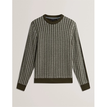 Ted Baker Блуза Ted Baker Men's Textured Crew Sweatshirt - Olive