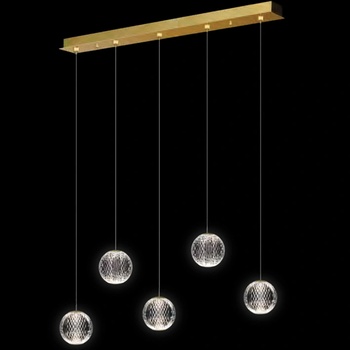 ELMARK Diamond led ПЕНДЕЛ 21w 3000k, ЗЛАТО (955diamond2130pgd)